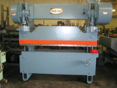 70 ton heim model 70-8 mechanical press brake