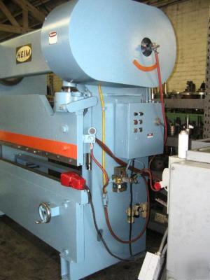 70 ton heim model 70-8 mechanical press brake
