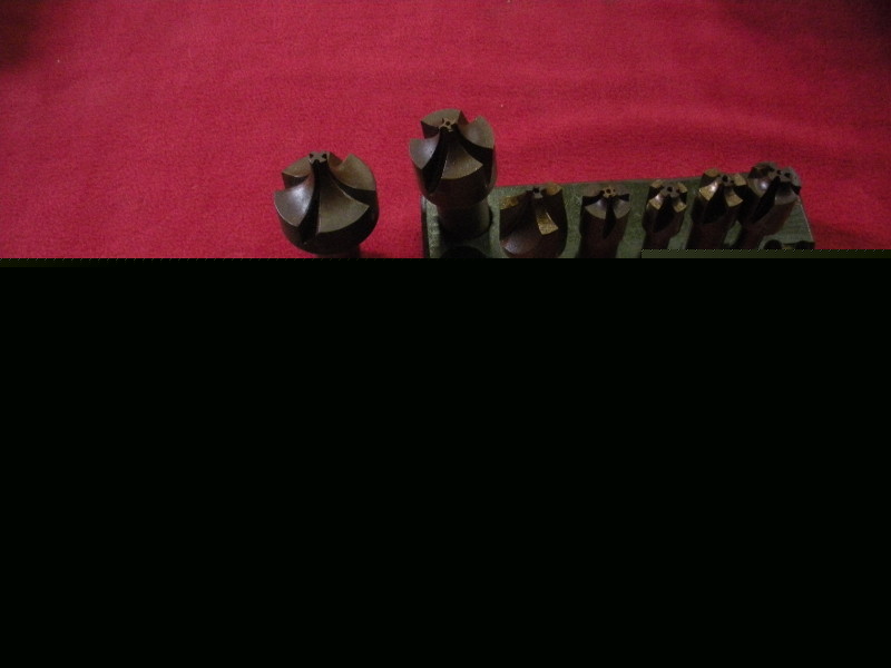 End mills, corener rounding, nice lot, s-545-4