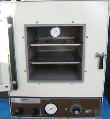 Fisher 285 / 285A isotemp vacuum lab oven w gas purge