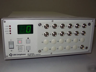 Jds uniphase sb 1X12 fiber optic switch mm fc multimode