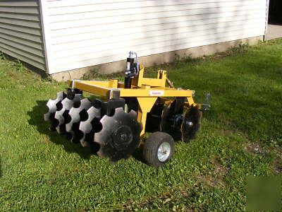 King kutter 14-10-cd towable atv disc used only twice 