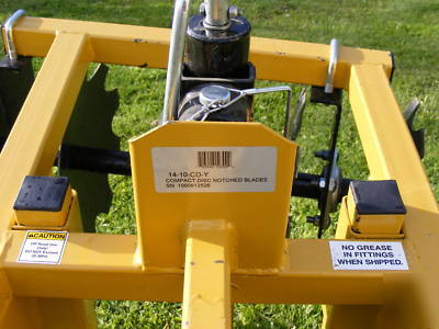 King kutter 14-10-cd towable atv disc used only twice 