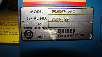 Quincy QT10 air compressor