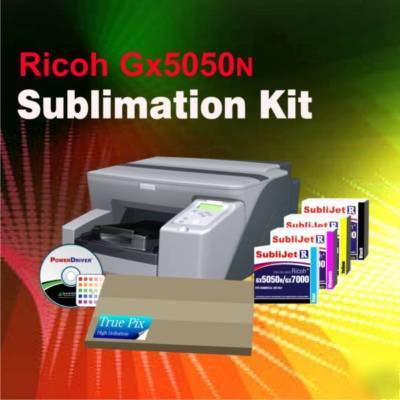 Ricoh GX5050N sublimation printer and package