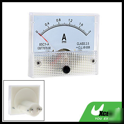 2.5 analog amp direct current panel meters dc 2A