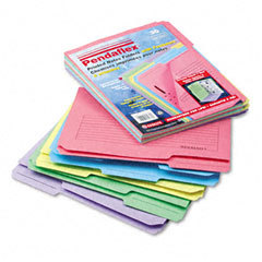 Content folders, preprinted, letter, 1/3 cut tab, assor