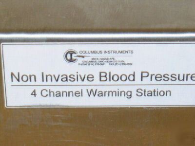 Columbus 4 station non-invasive blood pressure warming