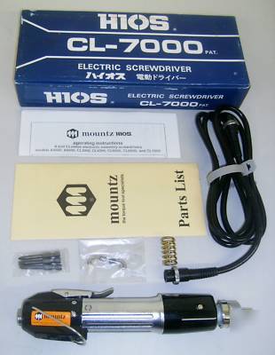 Hios cl-7000 electric screwdriver mountz transformer
