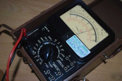 Multimeter simpson 635 vintage tube amp ham radio fix