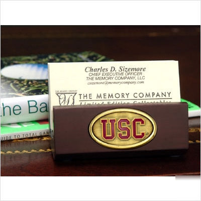 University of southern california business card holder