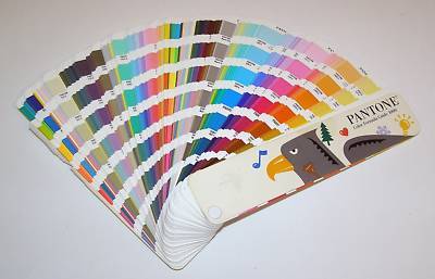 Used pantone process color swatch book formula guide