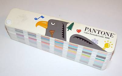 Used pantone process color swatch book formula guide