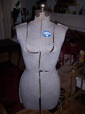 Vintage adjustable dress form mannequin size a