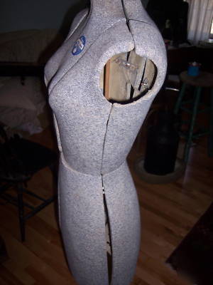 Vintage adjustable dress form mannequin size a
