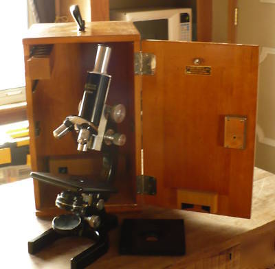 Microscope officine galileo model S4 italy/zeiss box