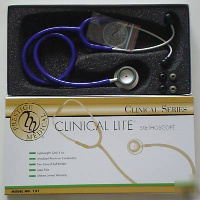 Prestige clinical lite stethoscope purple #121