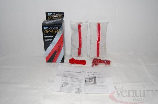 Zipwall heavy duty 7FT self-adhesive zippers box/2