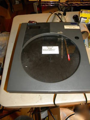 Honeywell dr-4500 circular chart recorder 2 pen capable