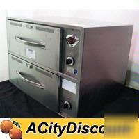 2 drawer wells s/s food/ bun warming drawer unit