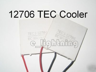 New 2PCS 91.2W 12V 6A tec thermoelectric cooler peltier 