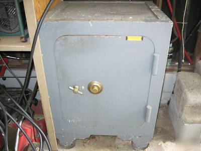 Antique combination floor safe-diebold safe & lock co.