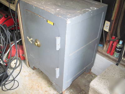 Antique combination floor safe-diebold safe & lock co.