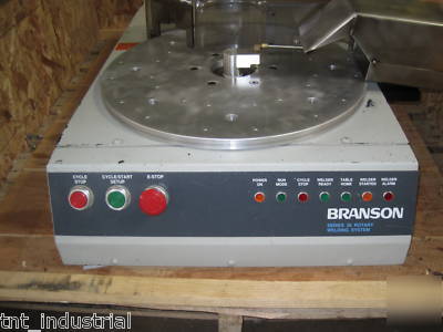 Branson series 30 ultrasonic rotary system table