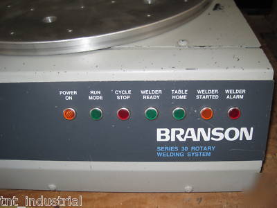 Branson series 30 ultrasonic rotary system table
