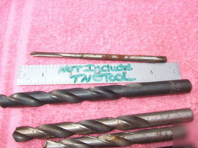 Drills tap old moore machinist toolmaker