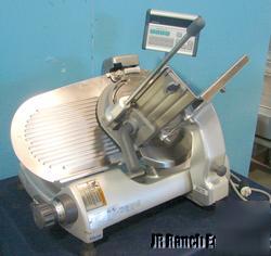 Hobart 2812PS slicer with sharpener and scale