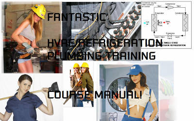 Hvac heating ventilation a/c training manual course cd 