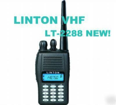 Linton 2288 vhf 136-174MHZ quality lt-2288 + earpiece *