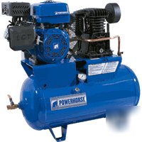 New gas-powered stationary air compressor-elec start 