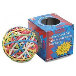 New rubber band ball, assorted colors & sizes, minim...