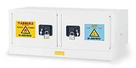 Justrite dual storage safety cabinet