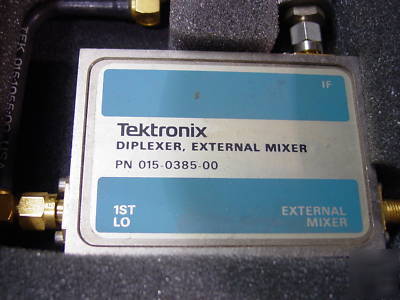 Tektronix 490 series mixer set w/ 494P cover 18-60GHZ