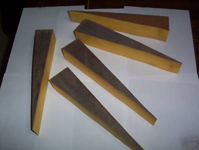 Wood wedges for cutting wood osage orange 5 each
