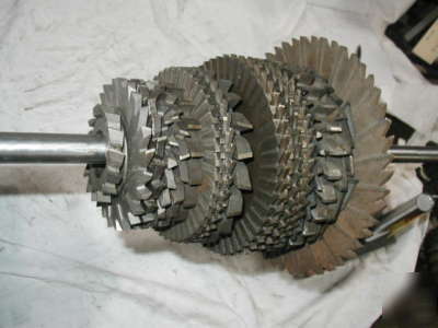 Assorted milling cutters. all 1-1/4â€ hole. 70% off 