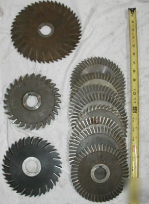 Assorted milling cutters. all 1-1/4â€ hole. 70% off 