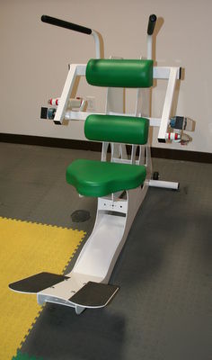 Fitness center equip, exercise machines & music system