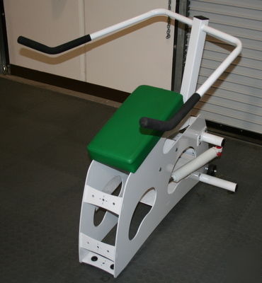 Fitness center equip, exercise machines & music system