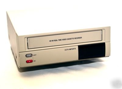 Mobile 40 hr. real time security / surveillance vcr