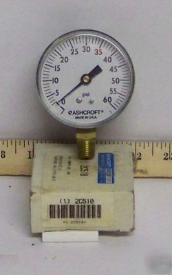 New 1 ashcroft pressure gauge 2 1/2