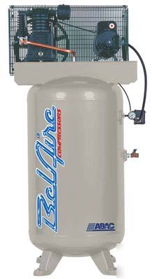 New bel aire 5 hp air compressor 218V vertical 80 gal 
