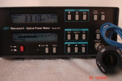 New port 835 optical power meter with 818-sl detector