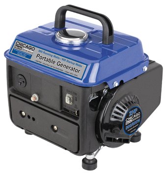 Portable generator gas 800W electricity 2HP motor 5HR 