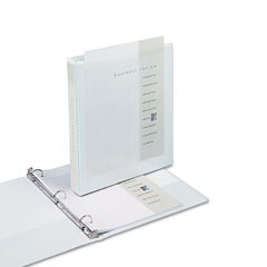 Samsill antimicrobial locking round ring view binder, 1
