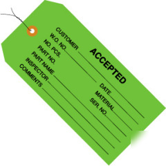 Shoplet select accepted green inspection tags prewire