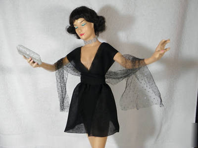 Vintage miniature mannequin store display 60's glamour